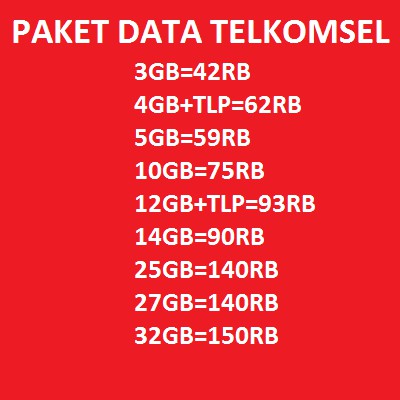 Paket Data Internet Murah Telkomsel Flash Kuota Telkomsel Pulsa Telkomsel Paket Telkomsel Shopee Indonesia