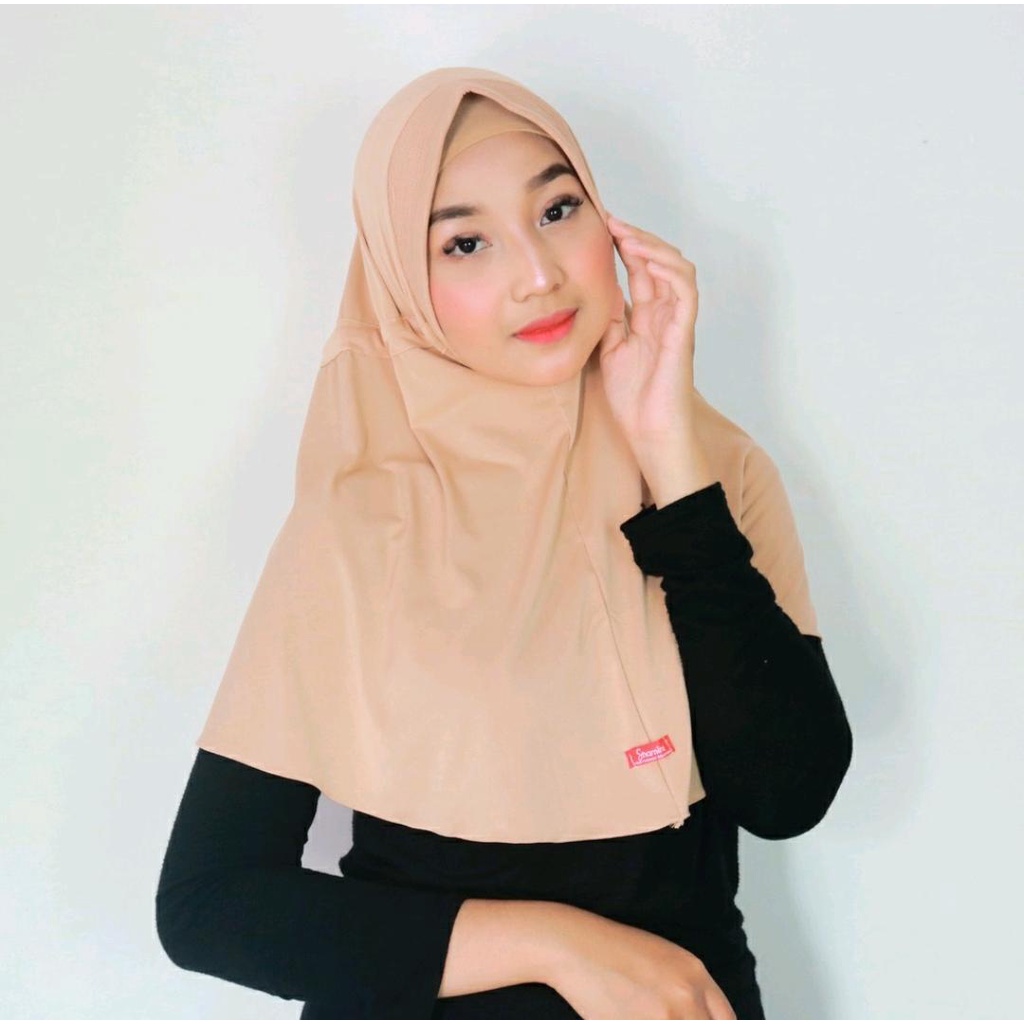 PROMO KERUDUNG HIJAB BERGO/HIJAB INSTAN PET JERSEY POLOS SERUT JOKOWI BY SHAMIRA STANDAR