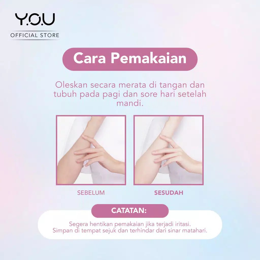 You Dazzling Glow Up Series Day Cream Night Cream Toner Facial Foam Body Cream Tone Up