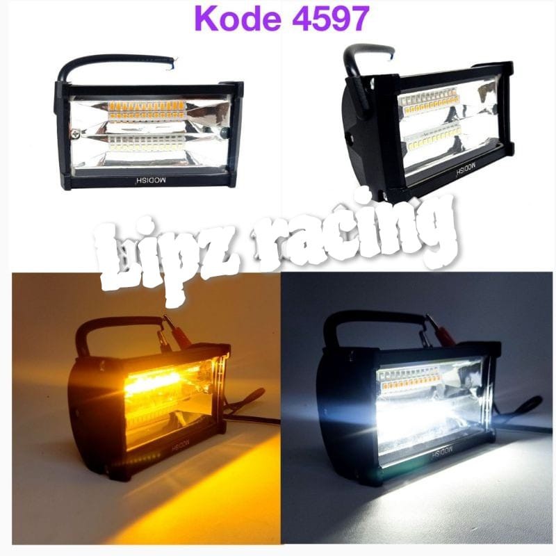 Lampu Tembak Led Cwl 24Mata 2warna Putih-Kuning 3mode