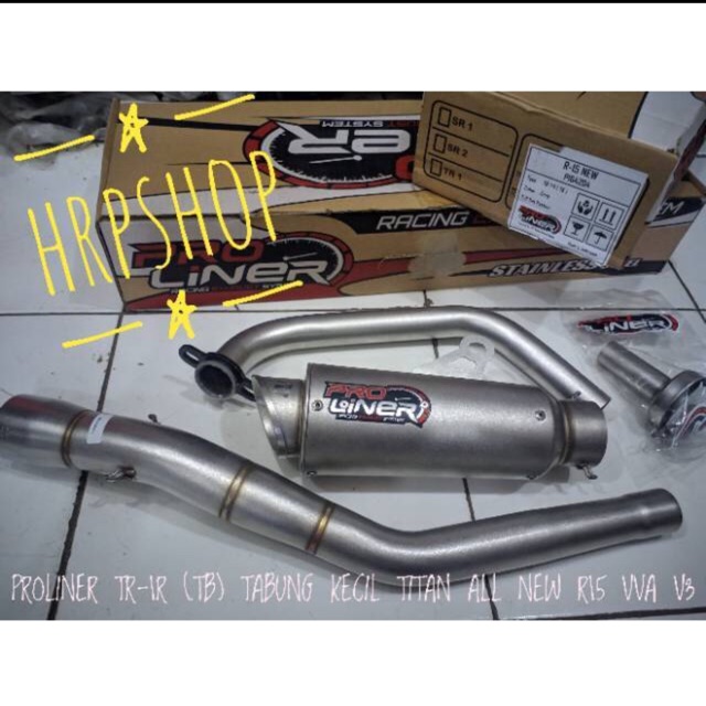 Knalpot Proliner 100%Original Cbr,Gsxr150,Gsz150,Jupiter Mz New 135,Mx King,Gtr150,R15 V2V3