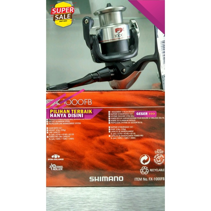 *Promo Murah* Reel SHIMANO FX 1000FB