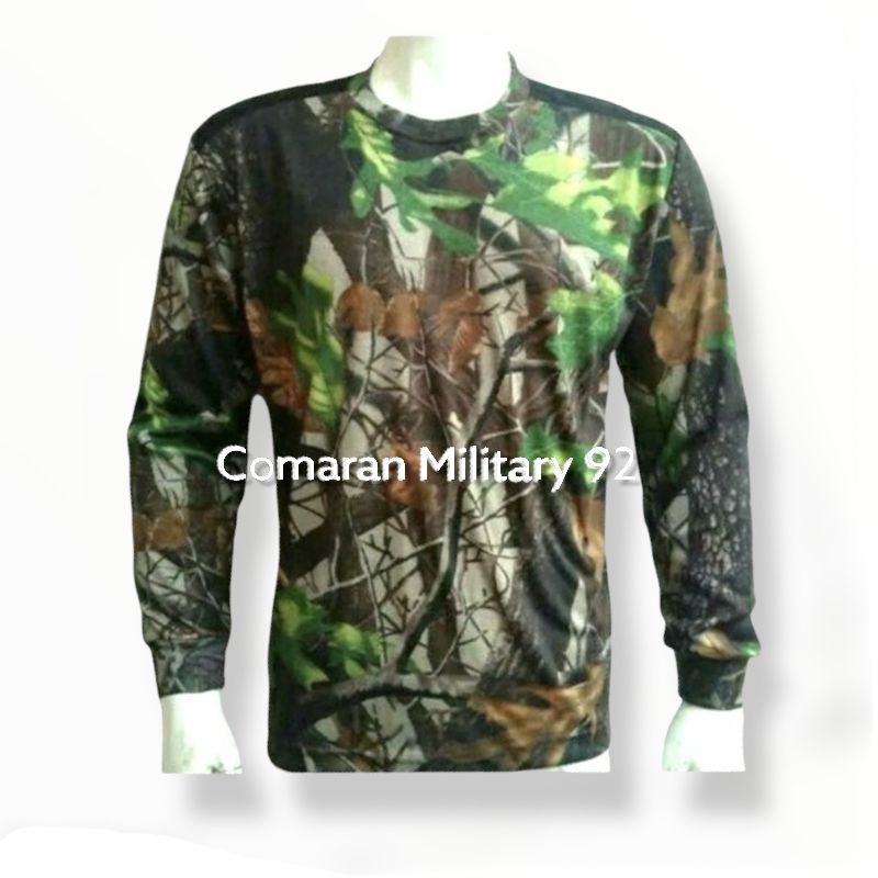 KAOS LORENG CAMO LENGAN PANJANG