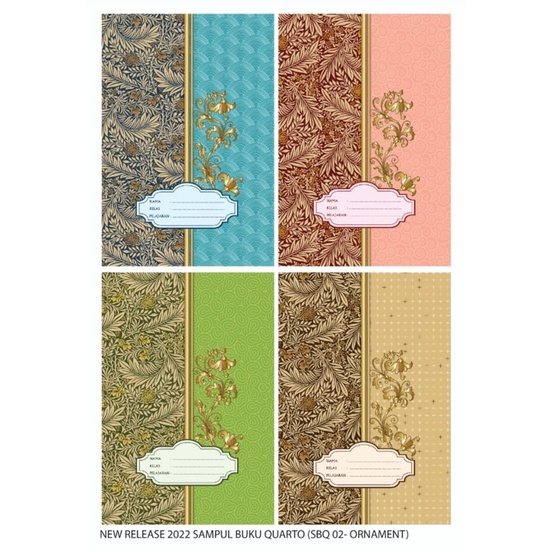 

Sampul buku motif batik quarto 1 pack