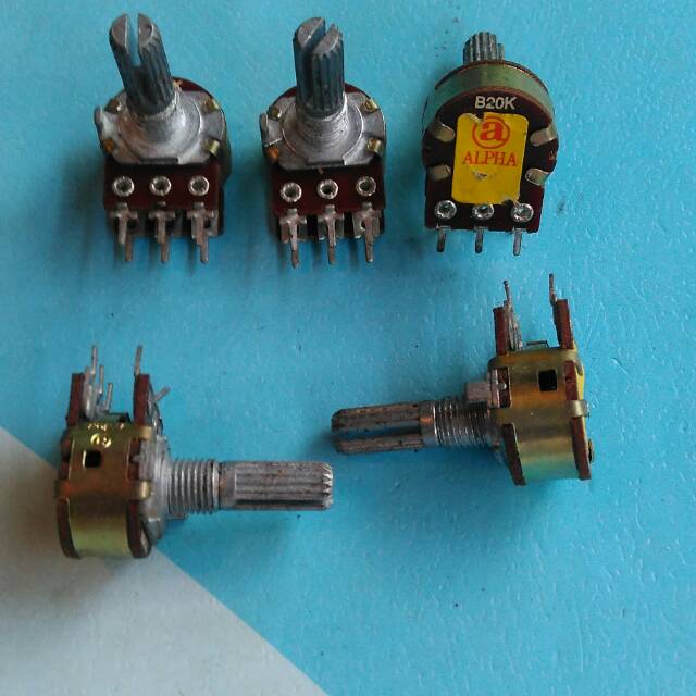 Potensio stereo B20k 6pin Alpha