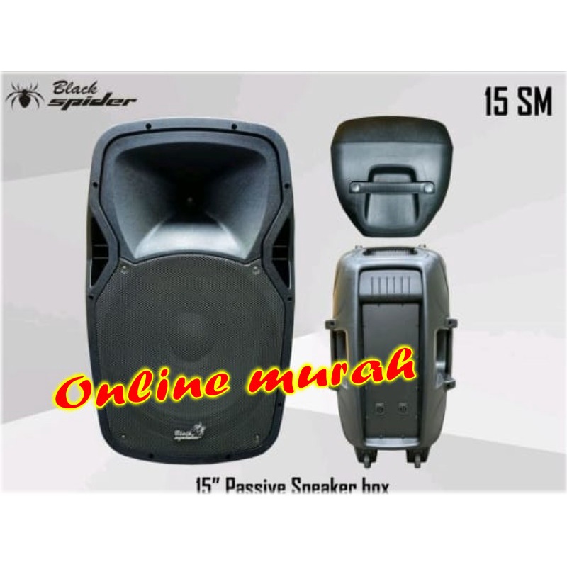speaker pasif black spider 15sm black spider 15 sm 2 bh 15''