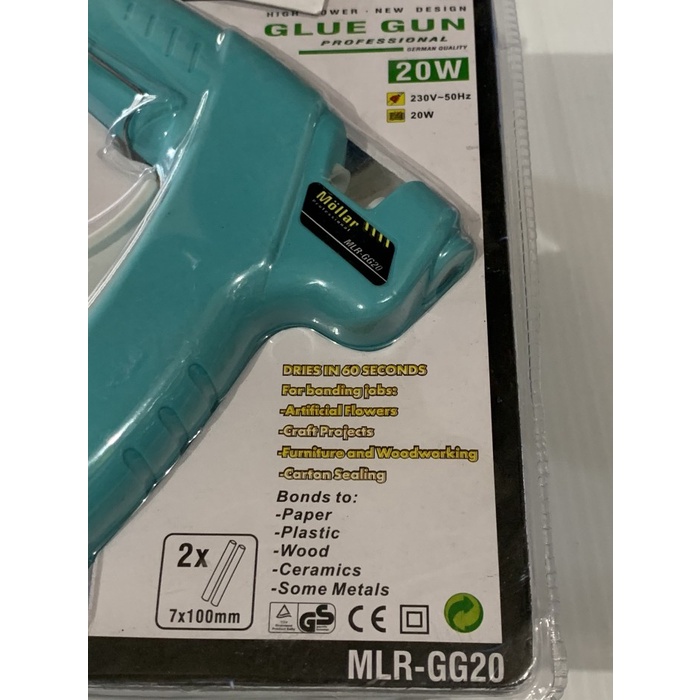 Alat Lem Tembak Lilin Bakar / Glue Gun Mollar 20W 80W - 40 Watt