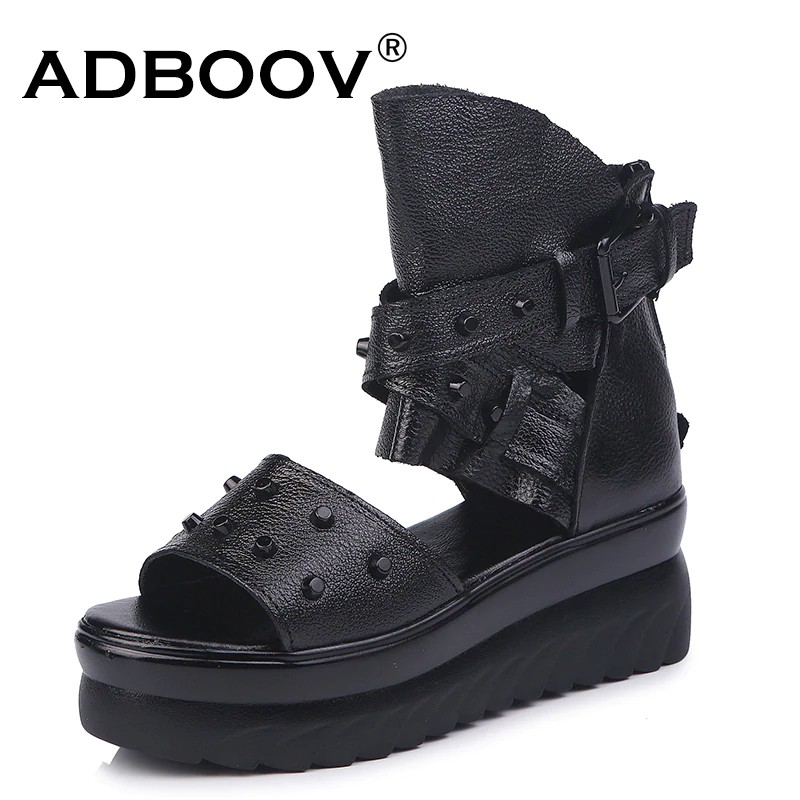 flat platform sandals