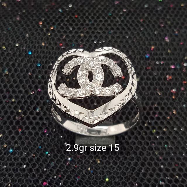 Cincin Emas 17 K - Putih 2.9gr Kadar 750 - 2283