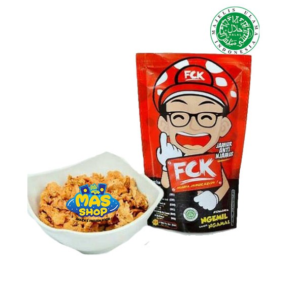 

FCK Jamur Crispy Snack Cemilan enak Jamur Krispi kripik jamur jajanan FCK Jamur crispy Cemilan keripik jamur tiram Kelud