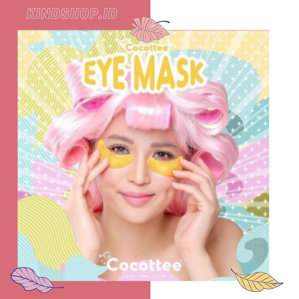 KINDSTORE❤ | READY JKT COCOTTEE EYE MASK WITH COLLAGEN CRYSTAL-MASKER MATA BPOM