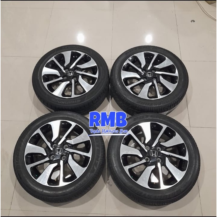 VELG MOBIL BEKAS ORIGINAL NEW BRIO RS RING 15 + BAN SEKEN
