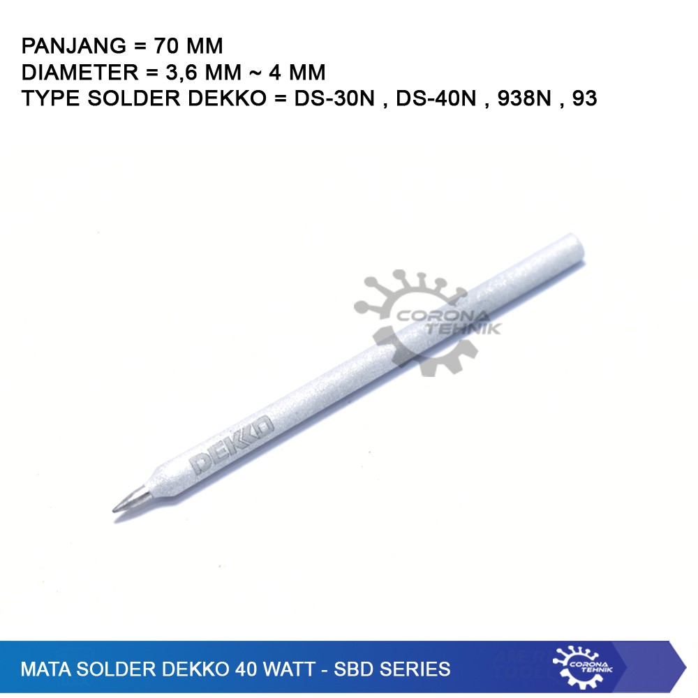 Mata Solder Dekko 40 Watt - SBD  Series