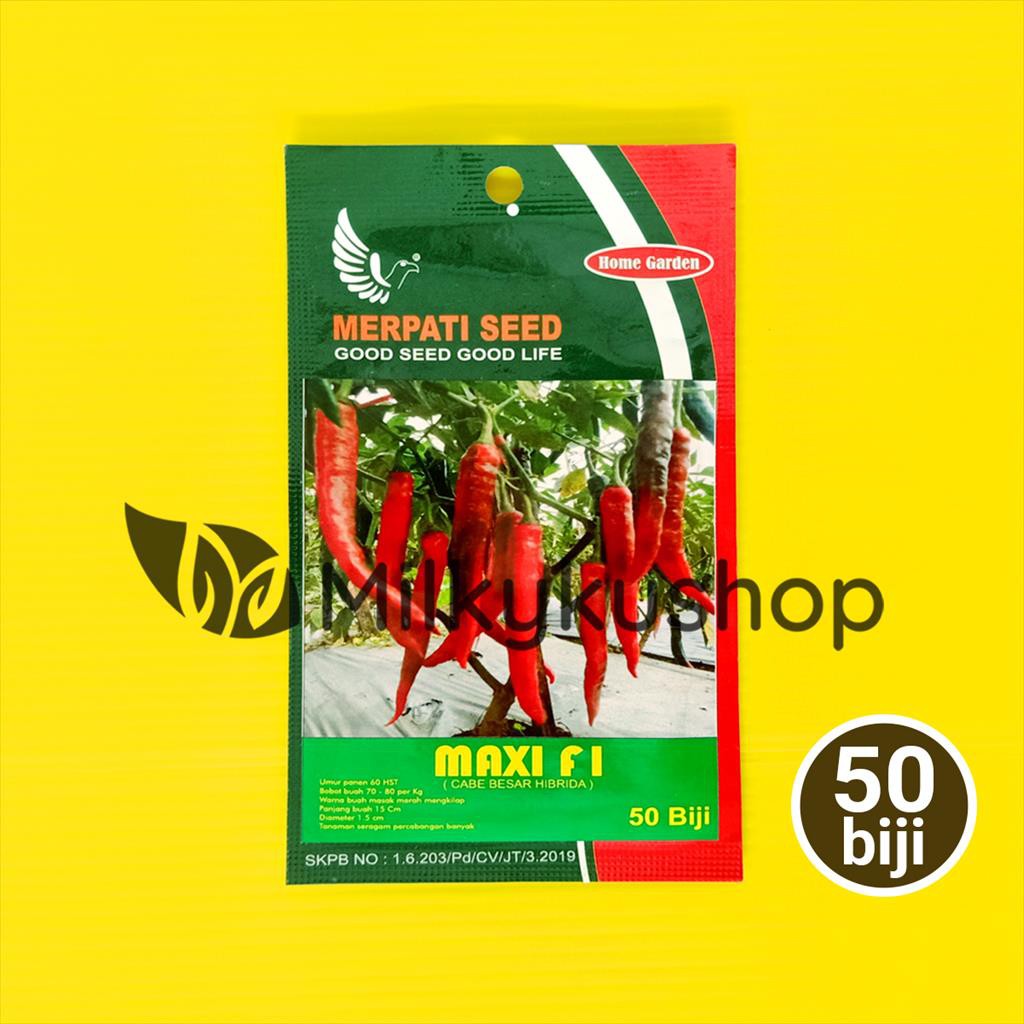 BENIH MERPATI SEED MAXI F1 CABE 50 BIJI SACHET KEMASAN PABRIK