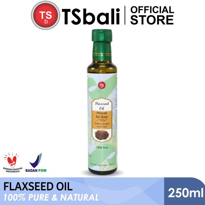 

BISA BAYAR DITEMPAT Flaxseed Oil Minyak Biji Rami TSBali 100% Murni & Alami 250ml TERLARIS
