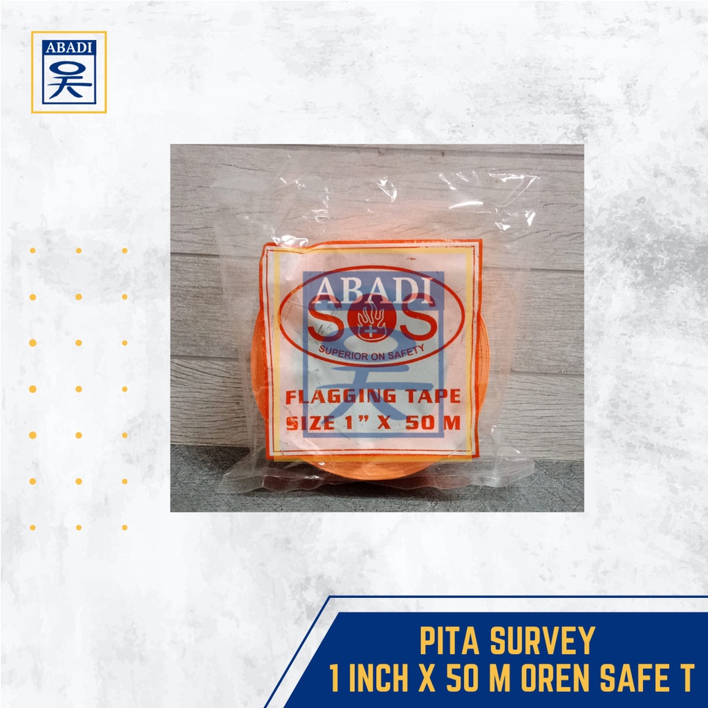 

PITA SURVEY OREN 1 INCH X 50 M SOS