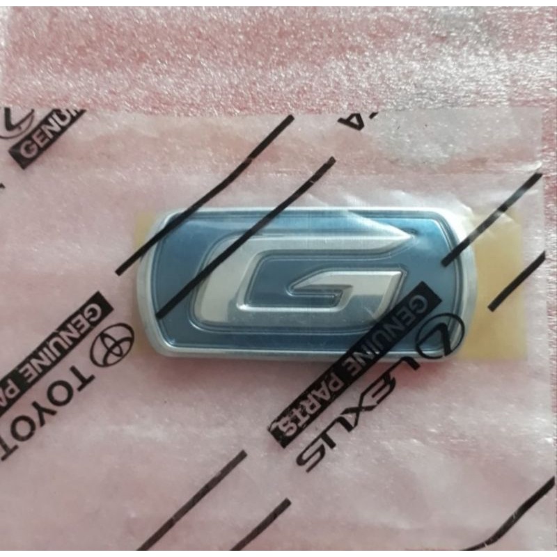 jual emblem tipe G Avanza 2016 Original