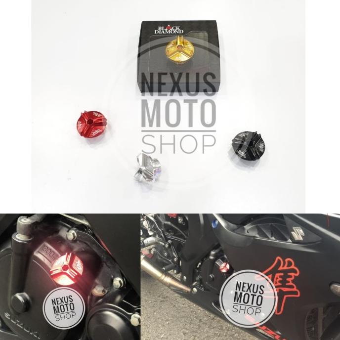 tutup oli gsx R150 tutup baut oli mesin black diamond gsx r150 gsxS150 nexusm07 Ayo Order