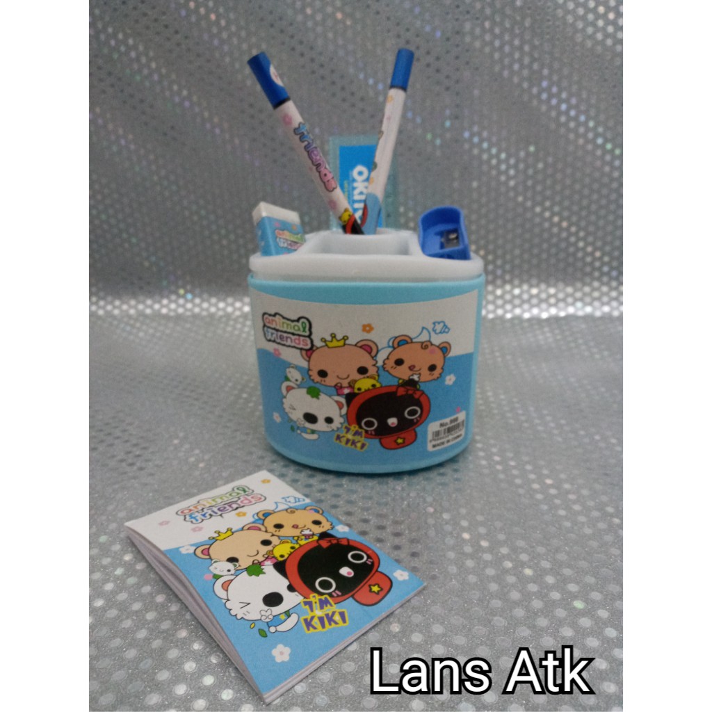 

Pensil Set Anak / Study Set Fancy / Alat Tulis Set + Tempat (model 5)