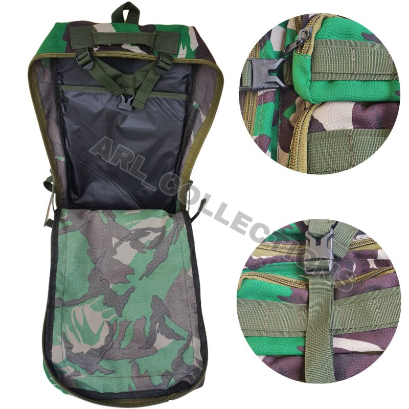 TAS RANSEL LEBANON LORENG MALPINAS TNI - TAS GENDONG ARMY - TAS PUNGGUNG LORENG TNI