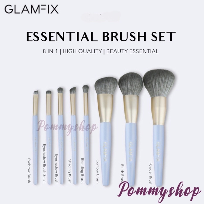 Glam Fix Essential Brush Set 8 Pcs