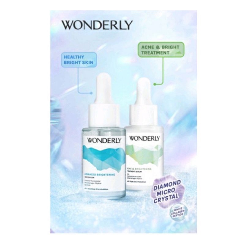 Wonderly Face Serum 15ml Acne and Treatment Advanced Brightening Serum Wajah Muka