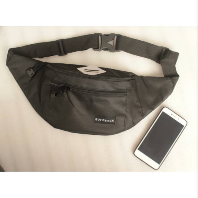 TAS SELEMPANG PRIA OVAL MURAH /WAISTBAG BUFFBACK ORI