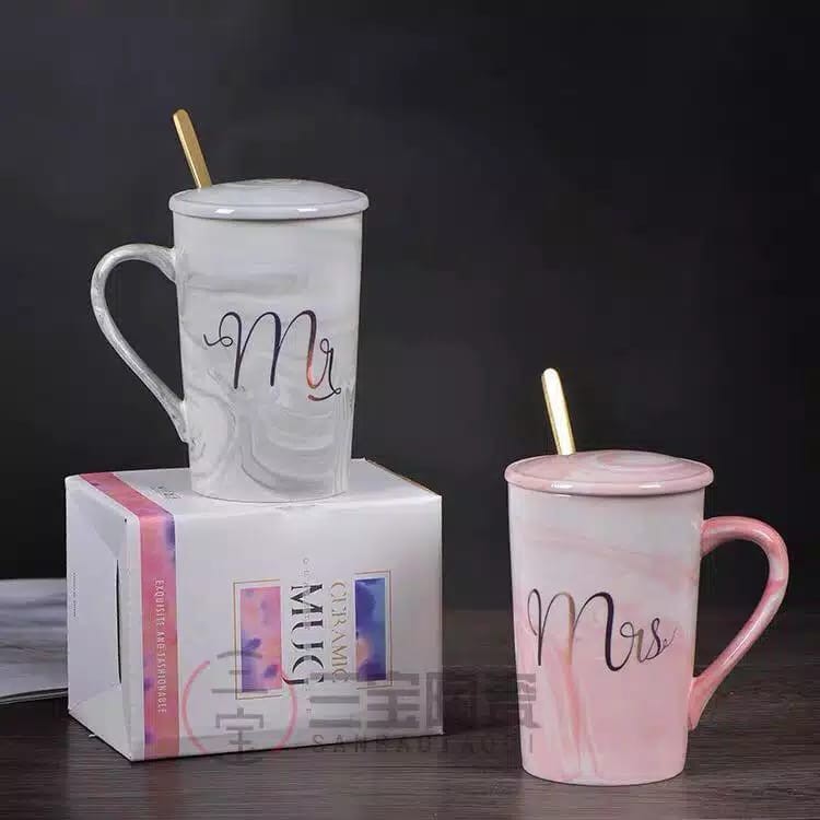 EL#602 MARBLE CUP / GELAS MARBLE / CANGKIR MARBLE / GELAS COUPLE / CANGKIR COUPLE / GELAS KERAMIK