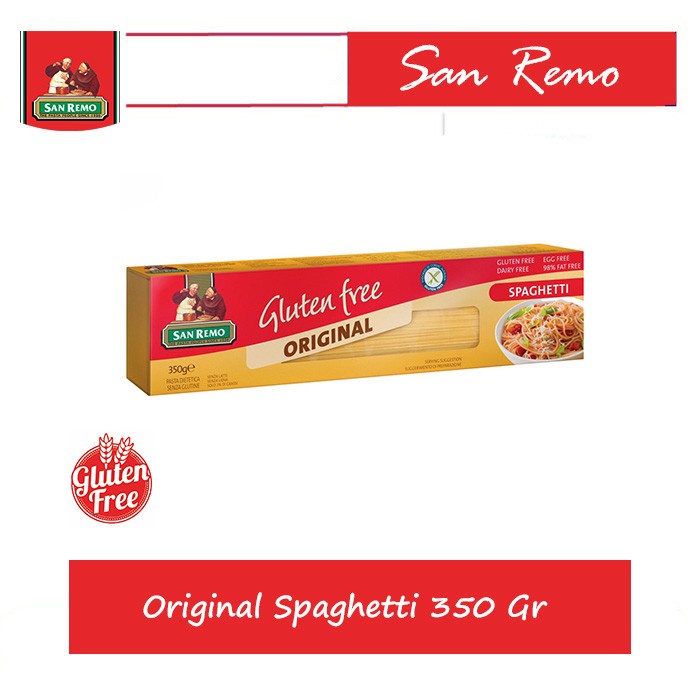 

San Remo Original Spaghetti Gluten Free 350 Gr