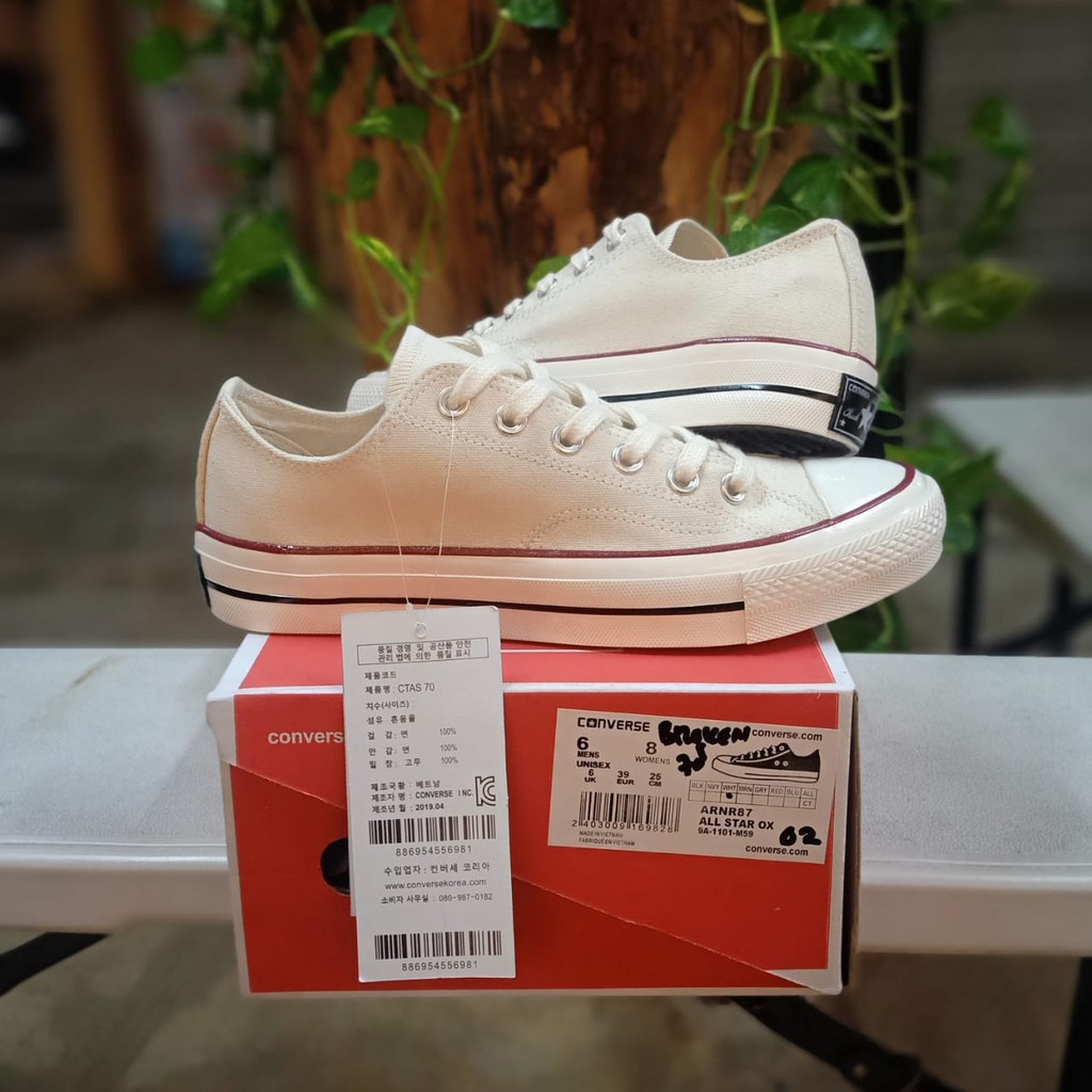 Converse 70s Low Parchment Broken White | Sneakers Wanita Harga Murah, Kualitas Mewah-1