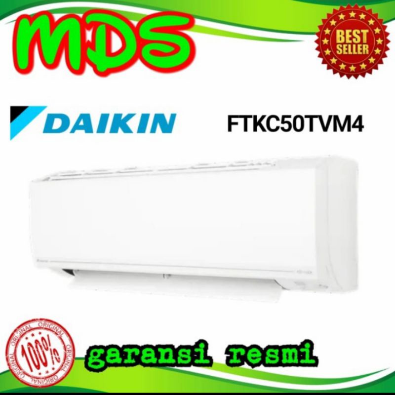 AC DAIKIN STAR INVERTER FTKC 50 TVM4 AC 2PK HARGA FTKC 50 TVM4 + PASANG INSTALASI