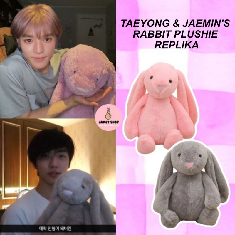 TAEYONG & JAEMIN'S RABBIT PLUSHIE DOLL REPLIKA