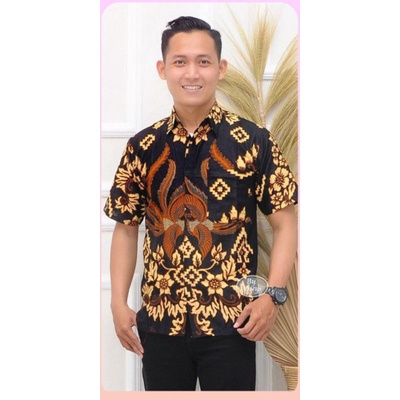 COD - COUPLE BATIK - GAMIS BATIK KATUN KOMBINASI BATIK - GAMIS BATIK SYAR'I - GAMIS BATIK JUMBO - BAJU GAMIS - BAJU GAMIS BATIK - GAMIS BATIK SABYAN - GAMIS BATIK MODERN-ORI SENO BATIK-Kemeja kuning