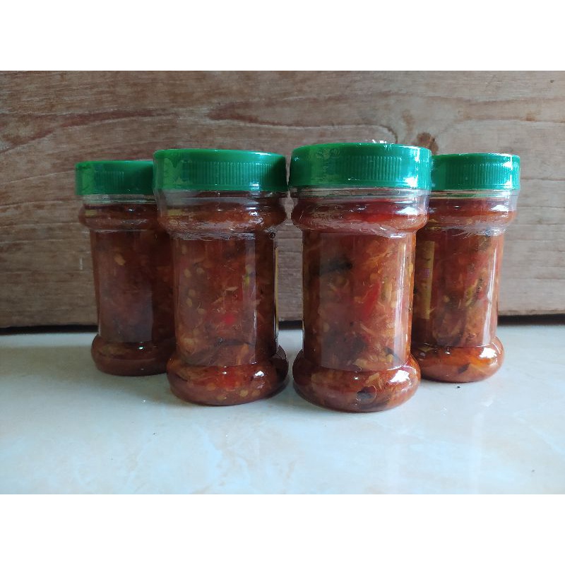 HAYFA - Sambal Cumi Pedas 150 gr Bumbu Rujak Manis 350 gr Sambel Teri Sambal Tongkol Sambel Terasi Hot Mantap Murah Best Seller Grosir Beli satu dapat satu