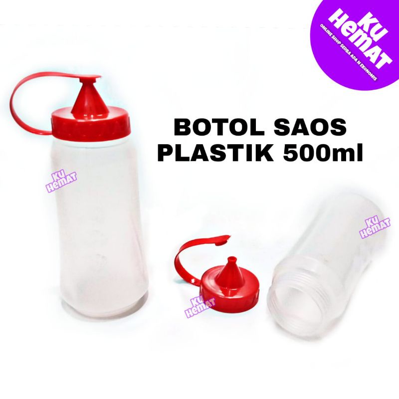 Botol Saos Plastik 500ml