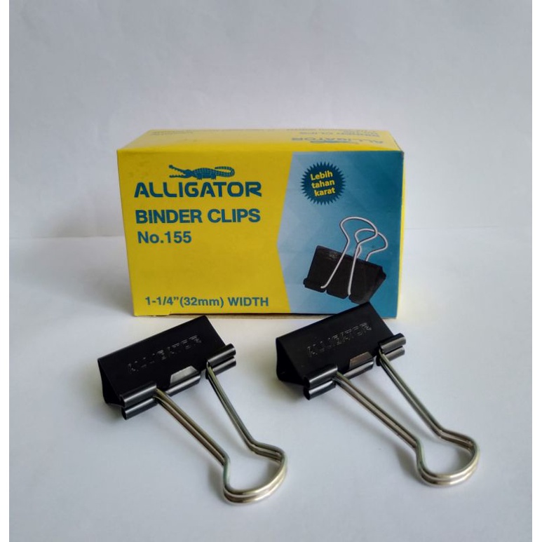 

Alligator Binder Clip No 155 (Klip Kertas)