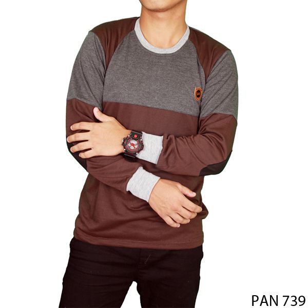 Kaos Panjang Pria Baby Tery - Banyak Pilihan Warna PAN (COMB)