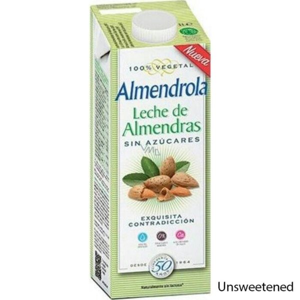 

almendrola unsweet vanilla almond milk 1lt | susu