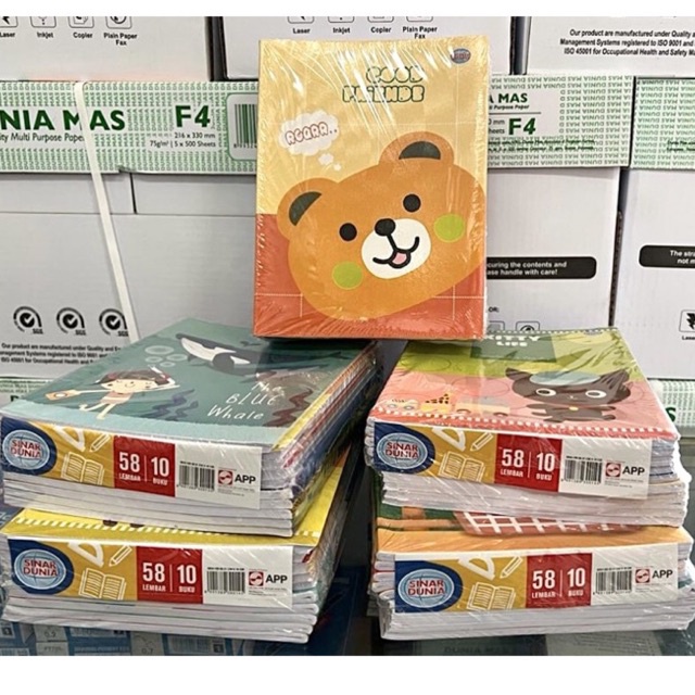 

Buku tulis SIDU - sinar dunia 58 lembar isi 10