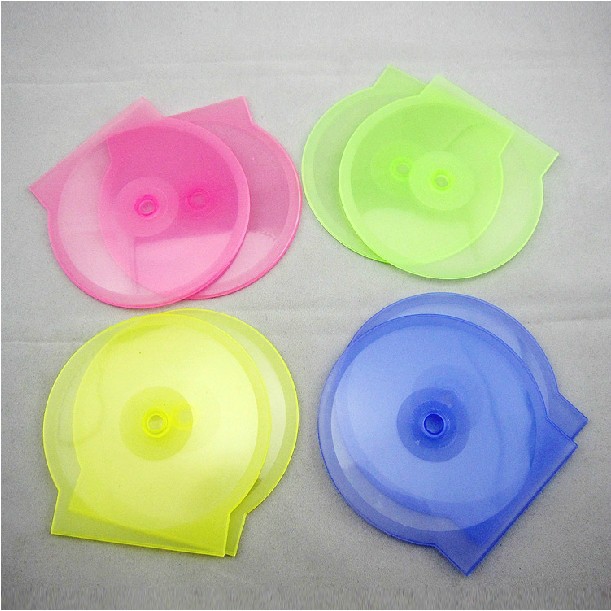 Trend-5 Pcs Universal CD Case Oval Warna warni (Isi 5PCS)