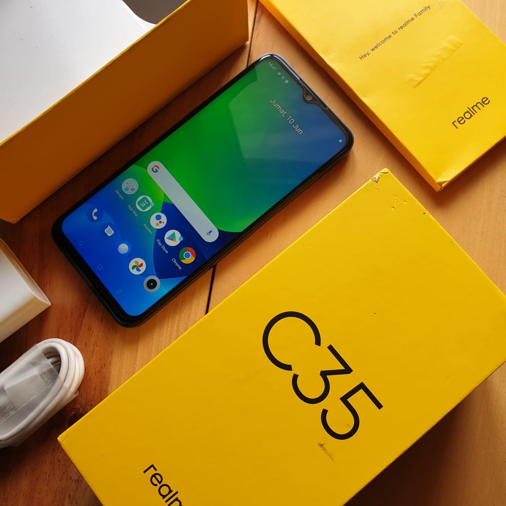 REALME C35 SECOND 4/64GB 4/128GB HANDPHONE SECOND HP SEKEN HP BEKAS HP MURAH ORIGINAL RESMI SEIN