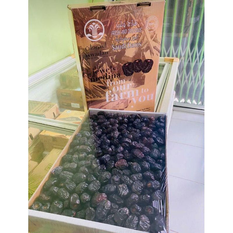 

kurma ajwa aswadan 1kg premium