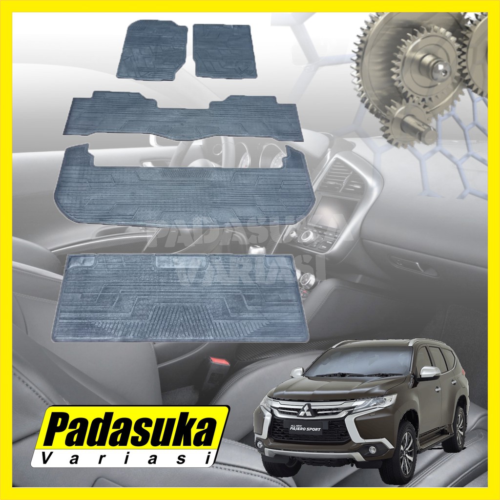 Karpet Pajero Sport Dakar 2016 2019 2020 2021 Karpet All NEW Pajero Sport Karpet Karet Pajero Sport