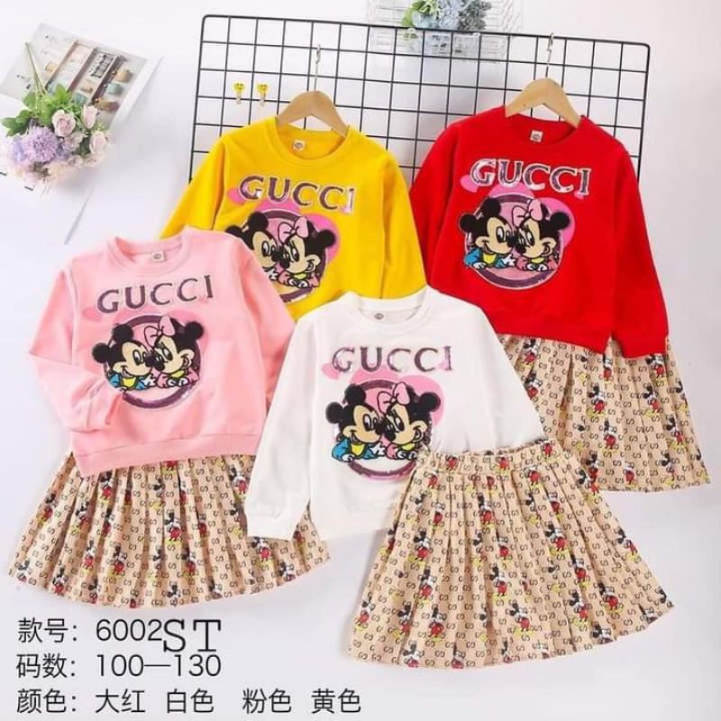 setlan rok mickey gucci