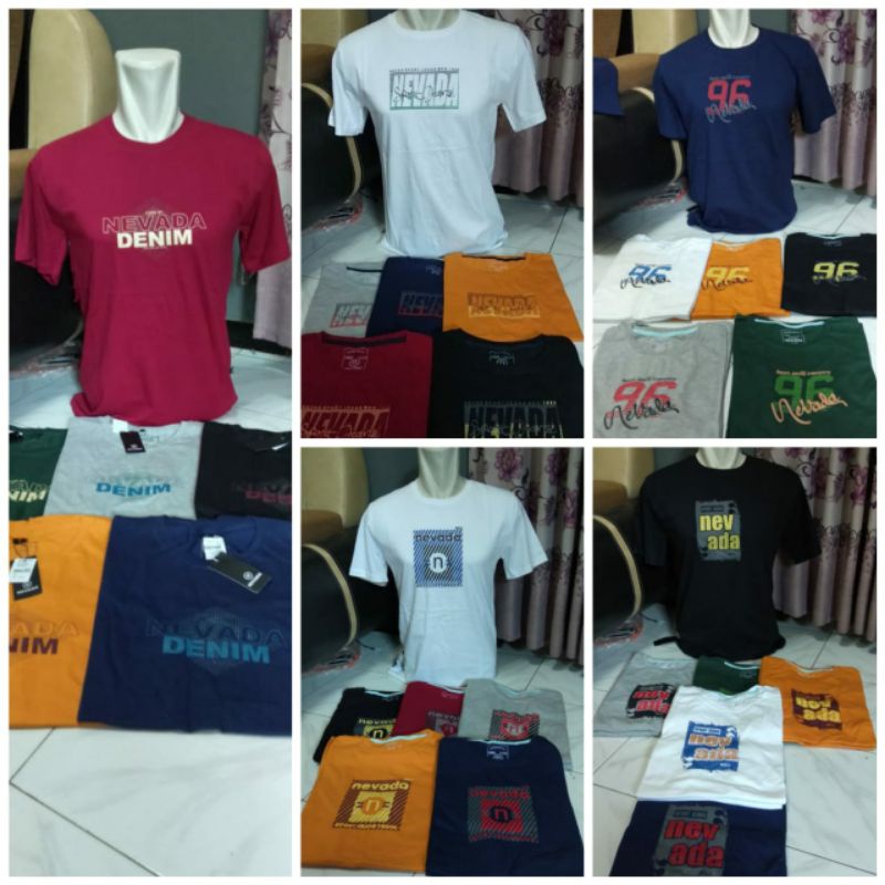 Kaos NEVADA fulltag bahan catoon combed 24s