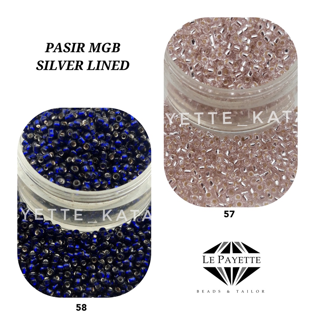 Payet Pasir MGB Silver Lined 12/O - (57&58)