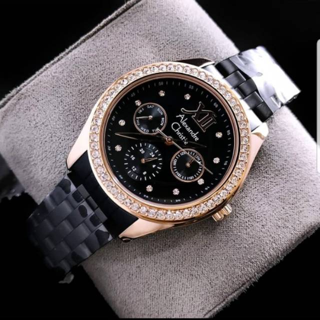 Alexandre christie ac2494 black rosegold