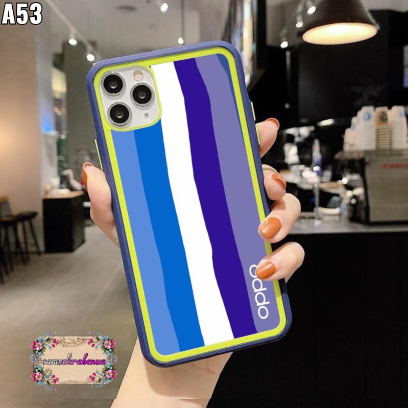 SS046 CASE RAINBOW OPPO A31 A8 A15 A15S A52 A92 A53 A33 2020 A16 A54 A55 SB1505