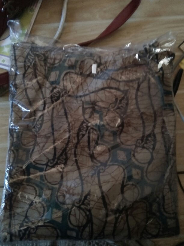 Gamis Batik Meisya Rempel Rampel Sogan Kawung Seno