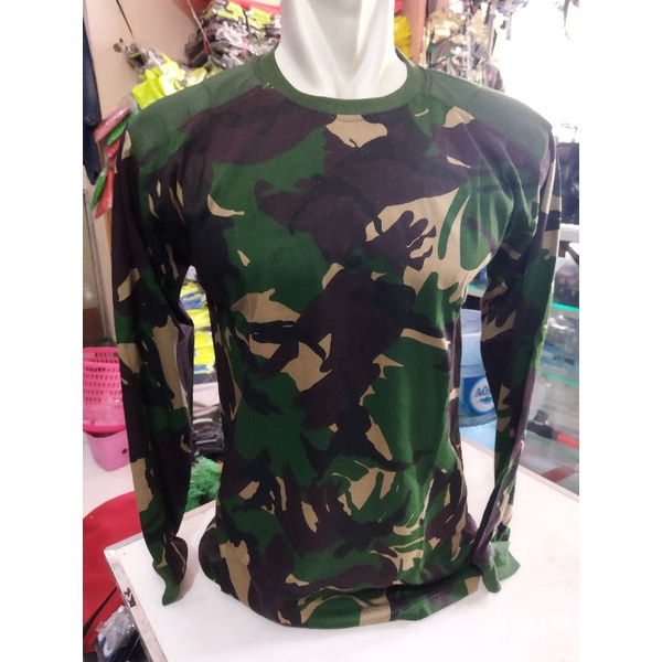 KAOS LENGAN PANJANG LORENG MALFINAS BAHAN KATUN